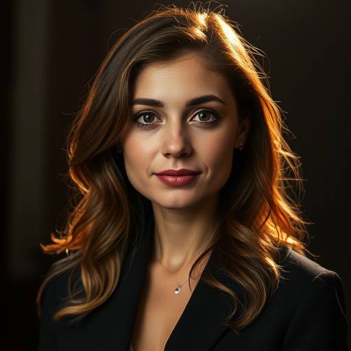 Portretfoto van Isabella Dubois, mede-oprichter en hoofd acteerafdeling.